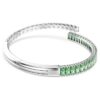 Matrix-armband met gemengde slijpvormen, groen, gerhodineerd Matrix-armband met gemengde slijpvormen, groen, gerhodineerd