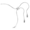 Matrix-armband met kristallen parel, ronde slijpvorm, wit, gerhodineerd Matrix-armband met kristallen parel, ronde slijpvorm, wit, gerhodineerd