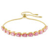 Matrix-armband met peervormige kristallen, roze, verguld Matrix-armband met peervormige kristallen, roze, verguld