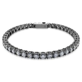 matrix armband met ronde slijpvorm grijs gerutheniumd 2 280x280 - Matrix-armband met ronde slijpvorm, grijs, gerutheniumd