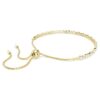 Matrix-armband met ronde slijpvorm, wit, verguld Matrix-armband met ronde slijpvorm, wit, verguld
