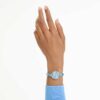 Matrix-armbandhorloge, Swiss Made, kristallen armband, blauw, roestvrij staal Matrix-armbandhorloge, Swiss Made, kristallen armband, blauw, roestvrij staal
