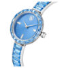 Matrix-armbandhorloge, Swiss Made, kristallen armband, blauw, roestvrij staal Matrix-armbandhorloge, Swiss Made, kristallen armband, blauw, roestvrij staal
