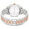 Matrix Date-horloge, Swiss Made, metalen armband, roségoudkleurig, afwerking van gemengd metaal