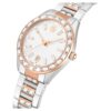 Matrix Date-horloge, Swiss Made, metalen armband, roségoudkleurig, afwerking van gemengd metaal