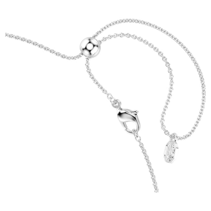 Matrix-ketting met kleurverloop van ronde slijpvormen, veelkleurig, gerhodineerd Matrix-ketting met kleurverloop van ronde slijpvormen, veelkleurig, gerhodineerd