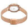 Matrix Octagon-horloge met metalen armband, roségoudkleurig, roségoudkleurige afwerking