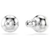 Matrix oorbellen met kristallen parels, wit, gerhodineerd Matrix oorbellen met kristallen parels, wit, gerhodineerd