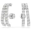 Matrix-oorcuffs met ronde slijpvorm, wit, gerhodineerd