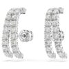Matrix-oorcuffs met ronde slijpvorm, wit, gerhodineerd