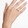 Matrix-ring met baguette-slijpsel, veelkleurig, verguld Matrix-ring met baguette-slijpsel, veelkleurig, verguld