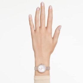 Matrix Tennis 7-Link horloge, Swiss Made, metalen armband, roségoudkleurig, afwerking van gemengd metaal