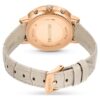 Matrix Tennis Chrono-horloge, Swiss Made, leren band, beige, roségoudkleurige afwerking Matrix Tennis Chrono-horloge, Swiss Made, leren band, beige, roségoudkleurige afwerking