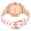 Matrix Tennis Chrono-horloge, Swiss Made, leren band, roze, roségoudkleurige afwerking Matrix Tennis Chrono-horloge, Swiss Made, leren band, roze, roségoudkleurige afwerking