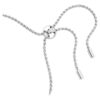 Matrix tennisarmband met gemengde ronde slijpvormen, wit, gerhodineerd Matrix tennisarmband met gemengde ronde slijpvormen, wit, gerhodineerd