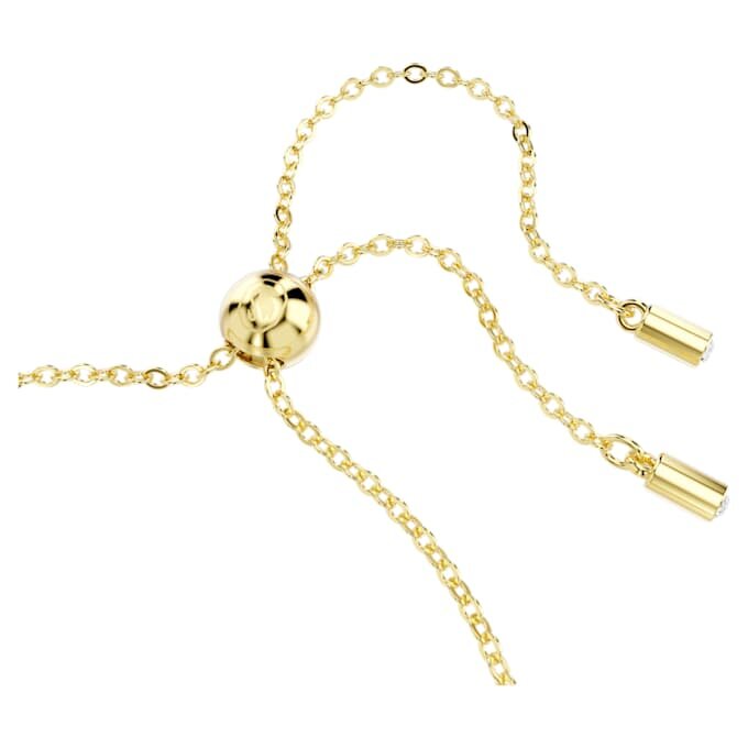 Matrix tennisarmband met gemengde slijpvormen, karamel, goudkleurig verguld Matrix tennisarmband met gemengde slijpvormen, karamel, goudkleurig verguld