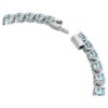 Matrix Tennisarmband met ronde slijpvorm, blauw, gerhodineerd Matrix Tennisarmband met ronde slijpvorm, blauw, gerhodineerd