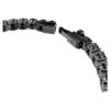 Matrix tennisarmband met ronde slijpvorm, zwart, gerutheniumde Matrix tennisarmband met ronde slijpvorm, zwart, gerutheniumde