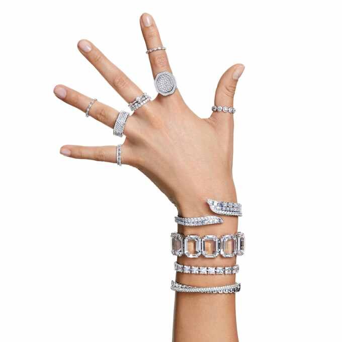 Matrix Tennisarmband Wit, gerhodineerd Matrix Tennisarmband Wit, gerhodineerd