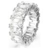 Matrix Vittore-ring met baguetteslijpsel, wit, gerhodineerd Matrix Vittore-ring met baguetteslijpsel, wit, gerhodineerd