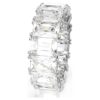 Matrix Vittore-ring met baguetteslijpsel, wit, gerhodineerd Matrix Vittore-ring met baguetteslijpsel, wit, gerhodineerd