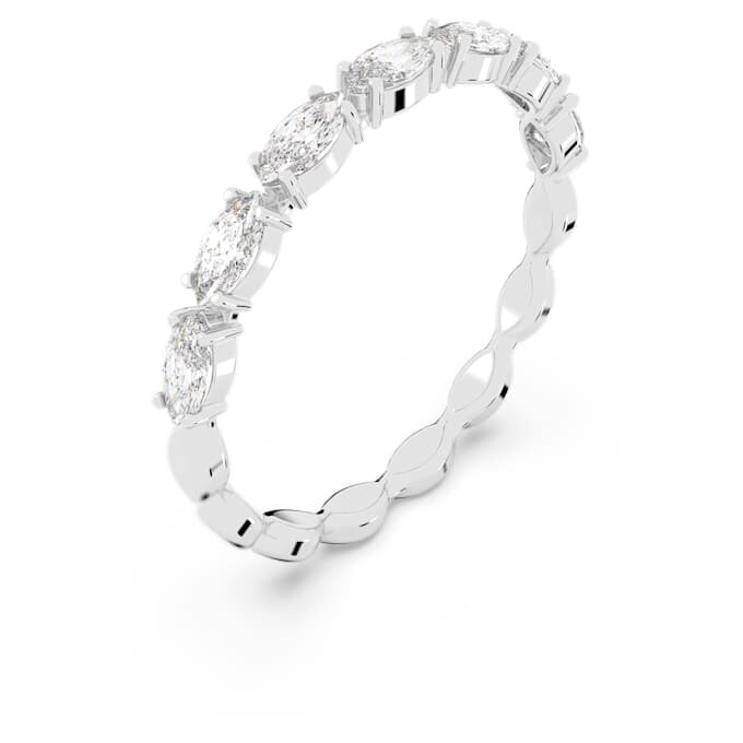 Matrix Vittore-ring met marquise-slijpsel, wit, gerhodineerd Matrix Vittore-ring met marquise-slijpsel, wit, gerhodineerd