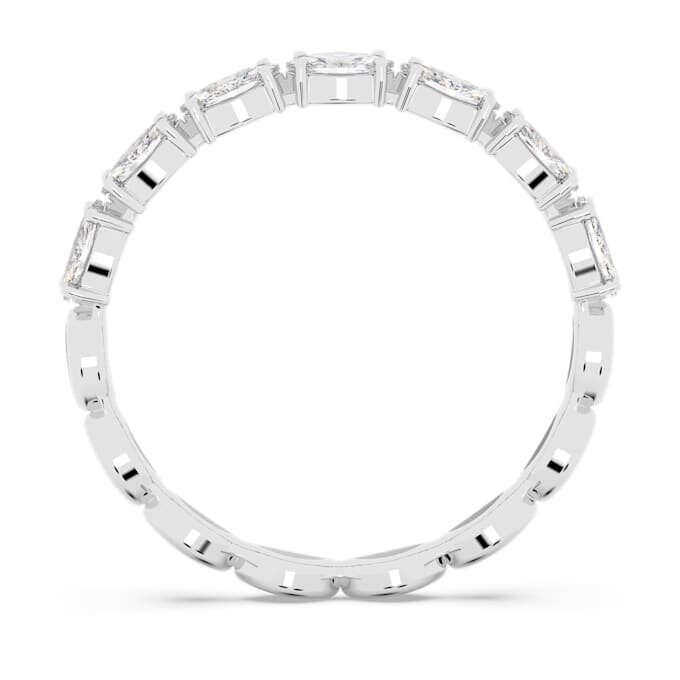 Matrix Vittore-ring met marquise-slijpsel, wit, gerhodineerd Matrix Vittore-ring met marquise-slijpsel, wit, gerhodineerd
