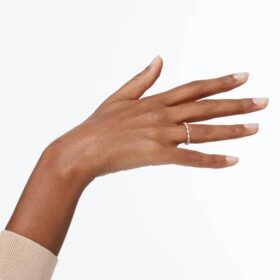 Matrix Vittore-ring met marquise-slijpsel, wit, roségoudkleurig verguld