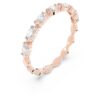 Matrix Vittore-ring met marquise-slijpsel, wit, roségoudkleurig verguld