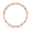 Matrix Vittore-ring met marquise-slijpsel, wit, roségoudkleurig verguld