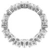 Matrix Vittore-ring met peervormige slijpvorm, wit, zilverkleurige afwerking