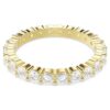 Matrix Vittore-ring met ronde slijpvorm, wit, verguld Matrix Vittore-ring met ronde slijpvorm, wit, verguld