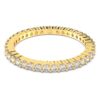 Matrix Vittore-ring, ronde slijpvorm, wit, goudkleurige afwerking Matrix Vittore-ring, ronde slijpvorm, wit, goudkleurige afwerking