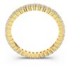 Matrix Vittore-ring, ronde slijpvorm, wit, goudkleurige afwerking Matrix Vittore-ring, ronde slijpvorm, wit, goudkleurige afwerking