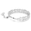 Mesmera-armband met gemengde slijpvormen, wit, gerhodineerd Mesmera-armband met gemengde slijpvormen, wit, gerhodineerd