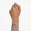 Mesmera-armband met gemengde slijpvormen, wit, roségoudkleurig verguld Mesmera-armband met gemengde slijpvormen, wit, roségoudkleurig verguld
