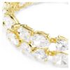 Mesmera-armband met gemengde slijpvormen, wit, verguld Mesmera-armband met gemengde slijpvormen, wit, verguld