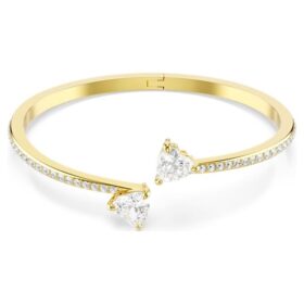 Mesmera-armband met hart, wit, verguld Mesmera-armband met hart, wit, verguld