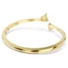 Mesmera-armband met hart, wit, verguld Mesmera-armband met hart, wit, verguld