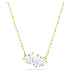 mesmera ketting met hart wit verguld 2 280x280 - Mesmera-ketting met hart, wit, verguld