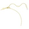 Mesmera-ketting met hart, wit, verguld Mesmera-ketting met hart, wit, verguld