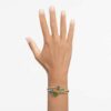 Millenia-armband met achthoekige slijpvorm, groen, verguld Millenia-armband met achthoekige slijpvorm, groen, verguld