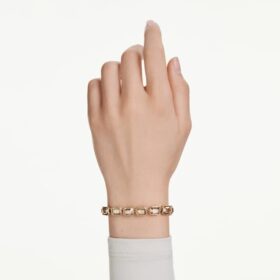 Millenia-armband met achthoekige slijpvorm, karamelkleurig, verguld Millenia-armband met achthoekige slijpvorm, karamelkleurig, verguld