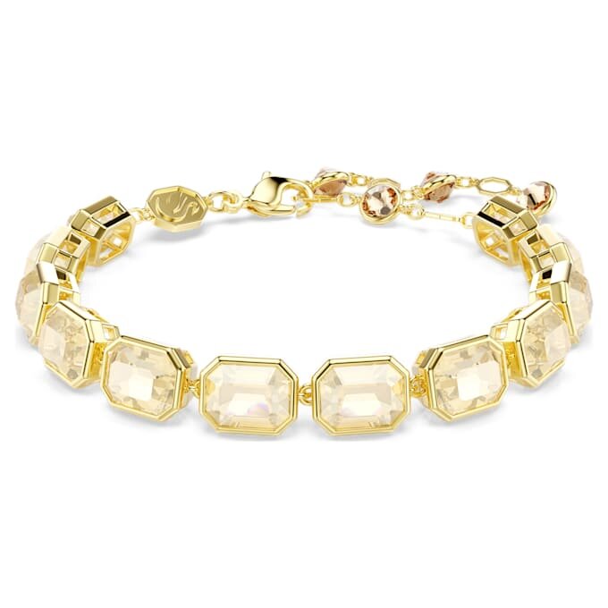 Millenia-armband met achthoekige slijpvorm, karamelkleurig, verguld Millenia-armband met achthoekige slijpvorm, karamelkleurig, verguld