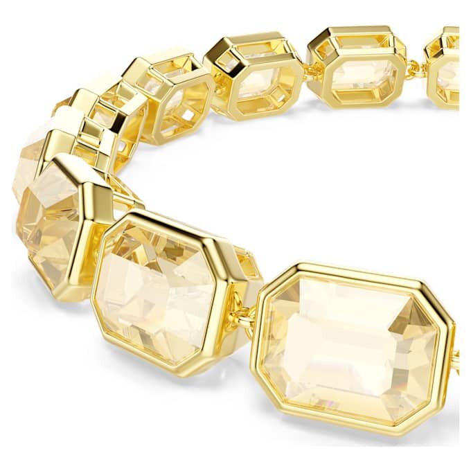 Millenia-armband met achthoekige slijpvorm, karamelkleurig, verguld Millenia-armband met achthoekige slijpvorm, karamelkleurig, verguld