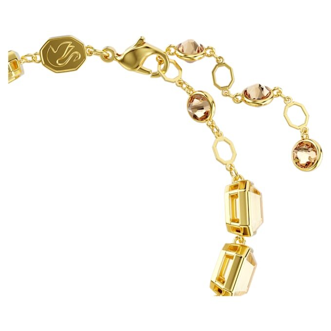 Millenia-armband met achthoekige slijpvorm, karamelkleurig, verguld Millenia-armband met achthoekige slijpvorm, karamelkleurig, verguld