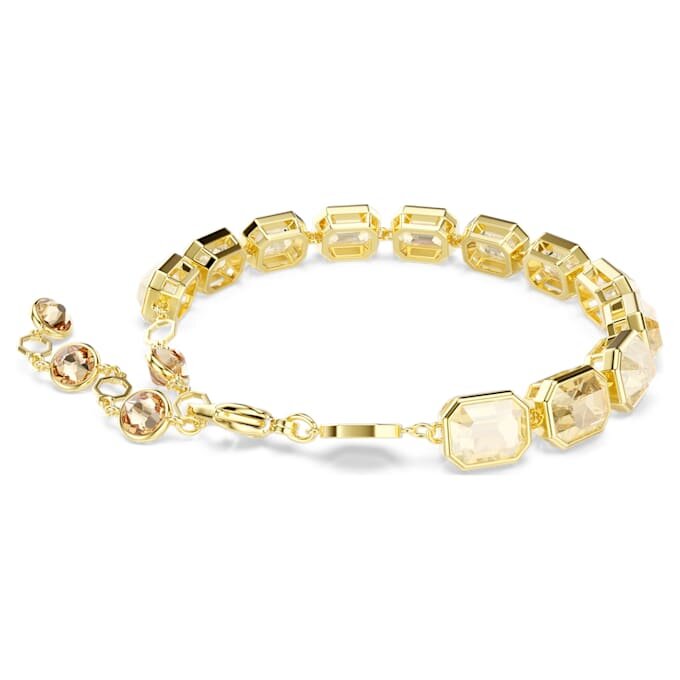 Millenia-armband met achthoekige slijpvorm, karamelkleurig, verguld Millenia-armband met achthoekige slijpvorm, karamelkleurig, verguld