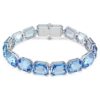 Millenia-armband met achthoekige slijpvorm, kleurverloop, blauw, gerhodineerd Millenia-armband met achthoekige slijpvorm, kleurverloop, blauw, gerhodineerd