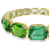 Millenia-armband met achthoekige slijpvorm, kleurverloop, groen, verguld Millenia-armband met achthoekige slijpvorm, kleurverloop, groen, verguld