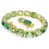 Millenia-armband met achthoekige slijpvorm, kleurverloop, groen, verguld Millenia-armband met achthoekige slijpvorm, kleurverloop, groen, verguld